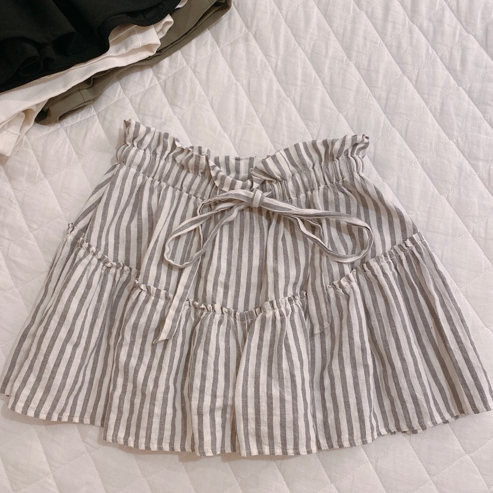 Striped skort